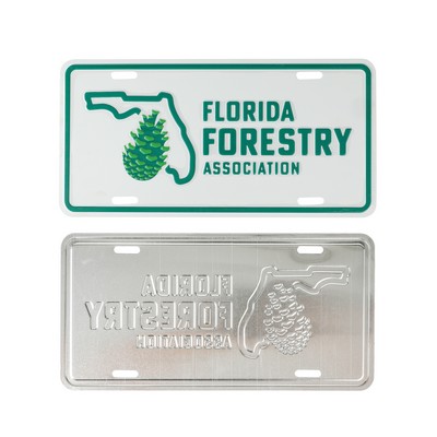 Custom Embossed Metal Auto License Plate