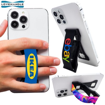 LoveHandle PRO Phone Grip w/ Kickstand & Magnet + Marketing Cards by SlingGrip