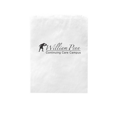 White Kraft Paper Merchandise Bag (12"x15")